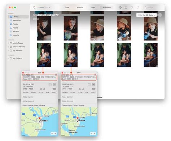 how to delete events in iphoto?