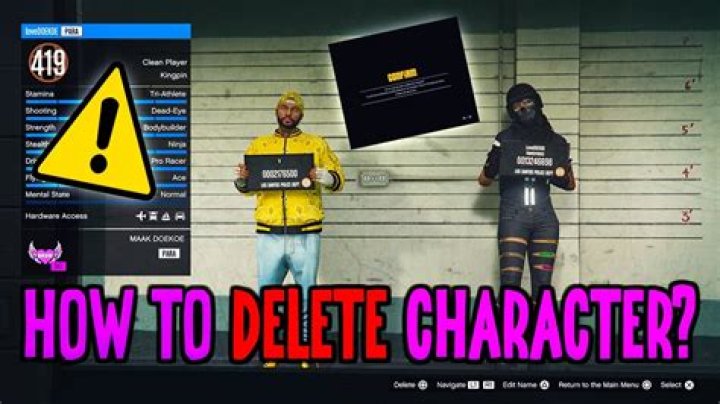 how to delete gta online account?
