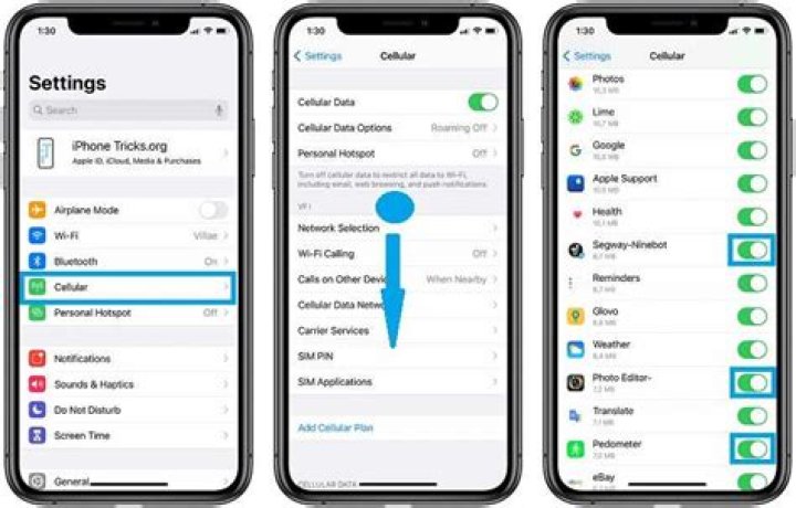 how to disable internet on iphone?