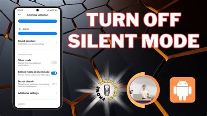 how to disable silent mode on android?
