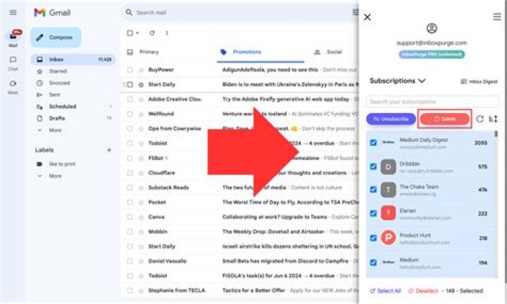 How to Find and Erase Large Gmail Emails?