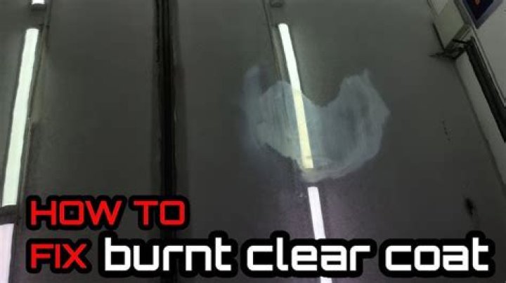 how to fix burnt paint on car?