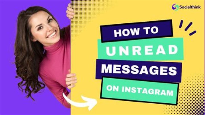 how to get the unread option on instagram?