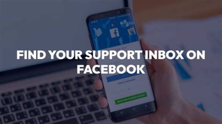 how to get to support inbox on facebook?