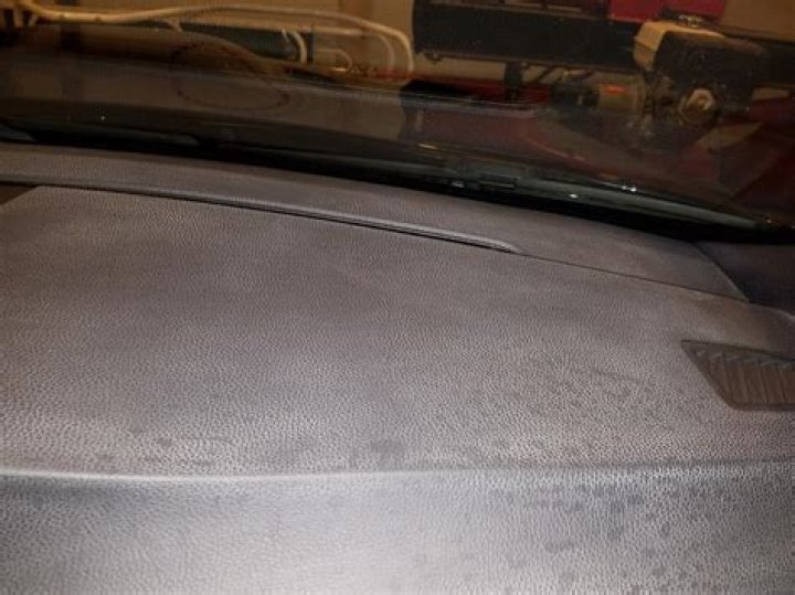 how to get white residue off car interior?