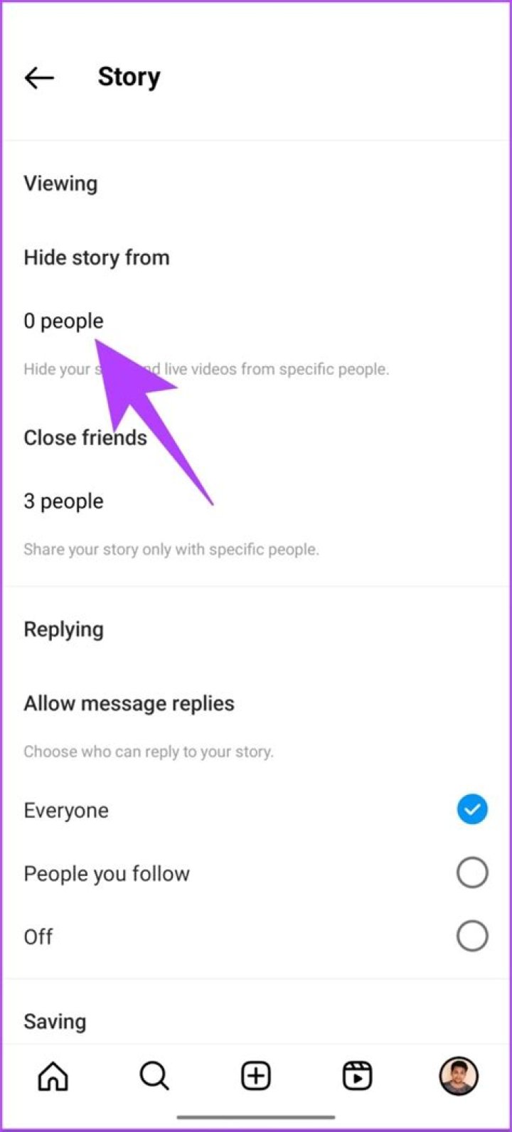 how to hide posts from friends on instagram?