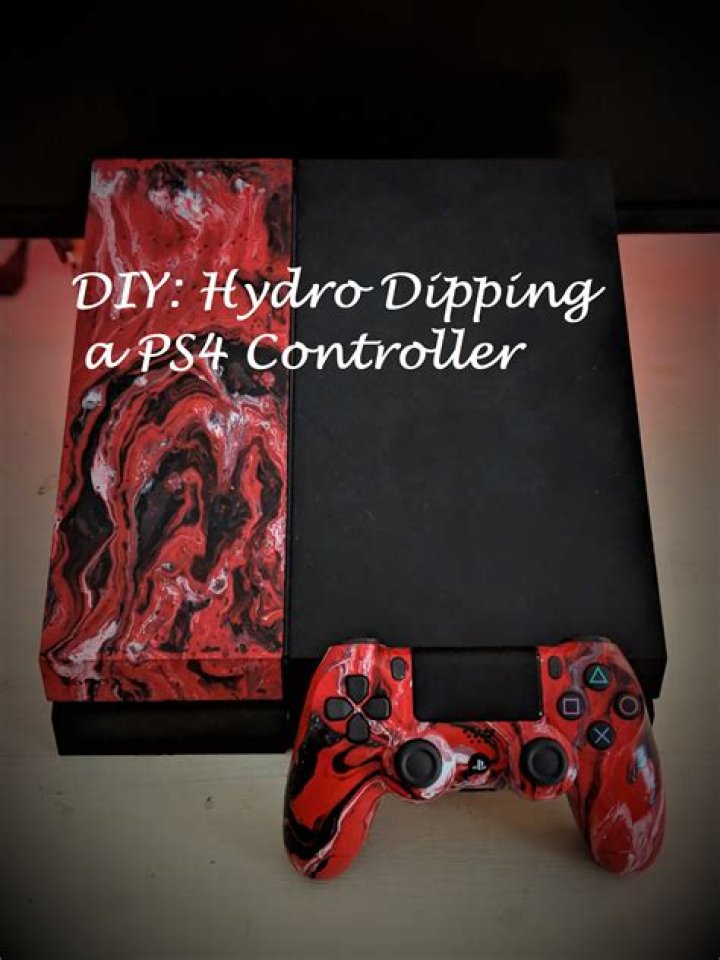 how to hydro dip ps4 controller?