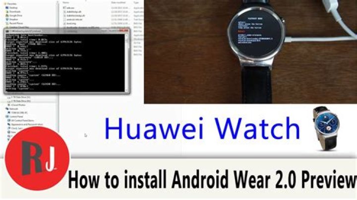 how to install android wear 2 0 on huawei watch?