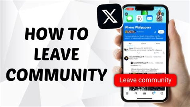 how to leave a community ps4?