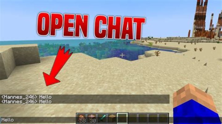 how to open chat in minecraft ps4?