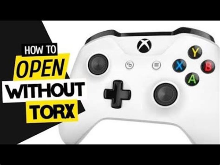 how to open up xbox one controller without torx?