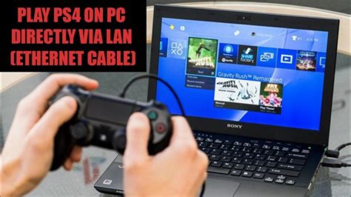 how to play ps4 on laptop without internet?