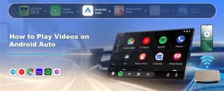 how to play videos on android auto?