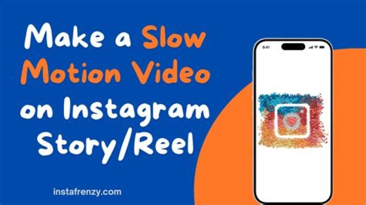 how to post slow motion video on instagram?