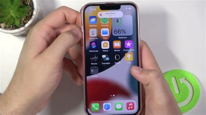 how to put iphone 13 on silent?
