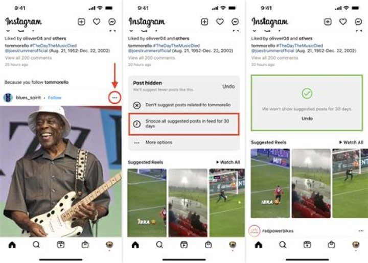 how to remove instagram suggested posts?
