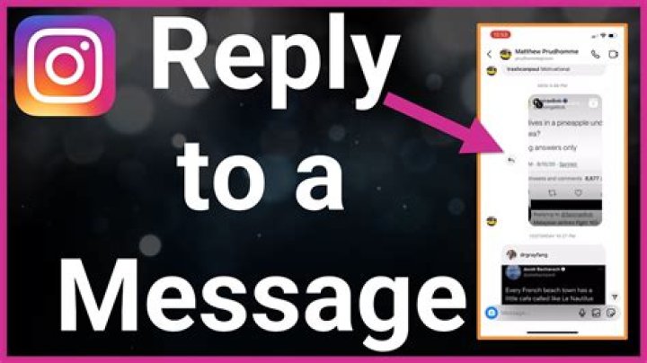 how to reply to messages in instagram?