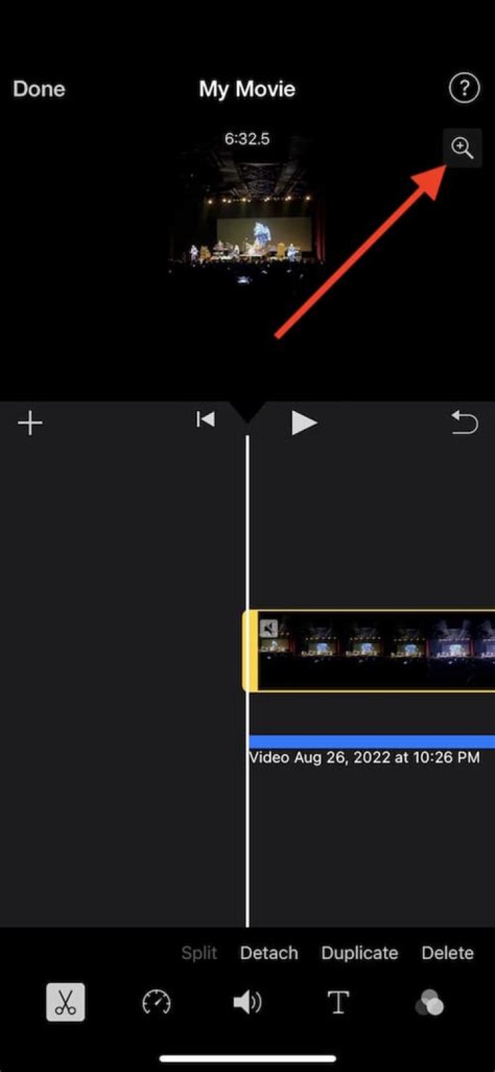 how to reverse a clip in imovie iphone?