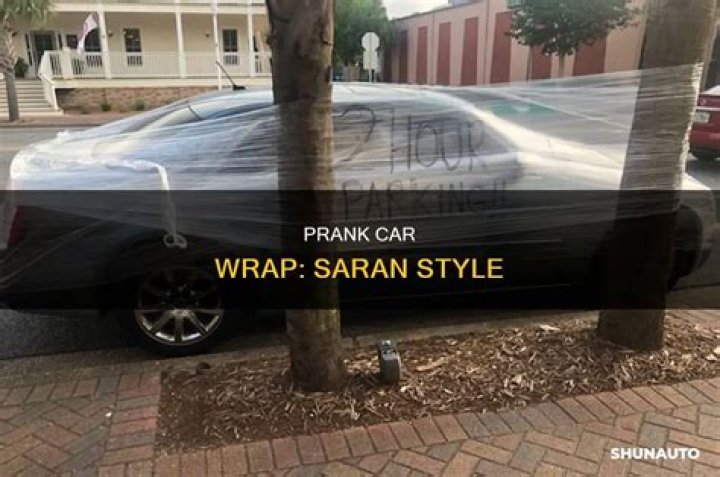 how to saran wrap a car?