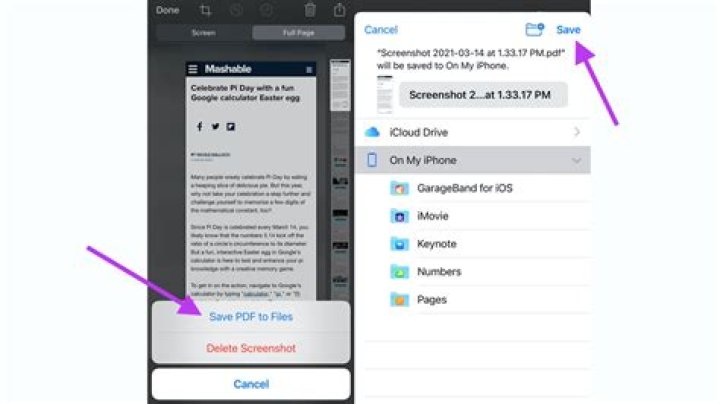 how to screenshot a long page on mac