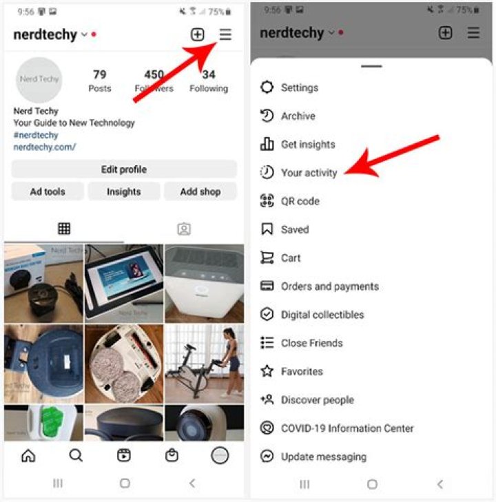 how to see every comment you made on instagram?