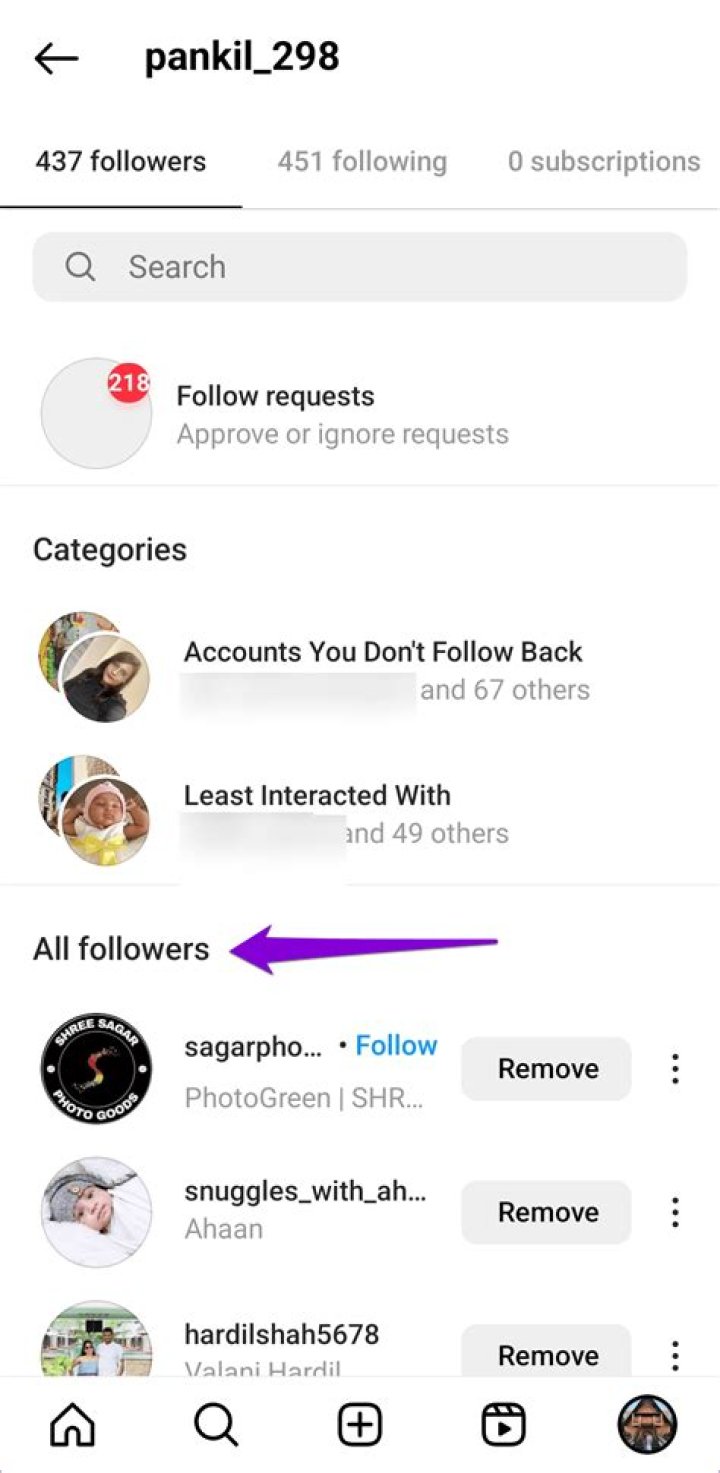 how to see recently followed on instagram 2021