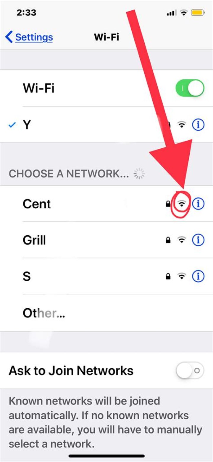 how to set preferred wifi on iphone?
