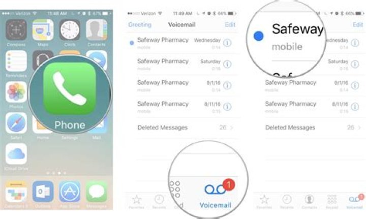 how to set up voicemail on iphone 6 plus att?