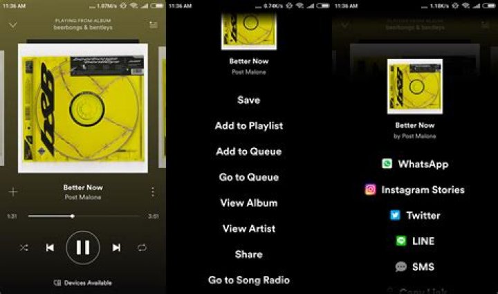 how to share spotify to instagram story?