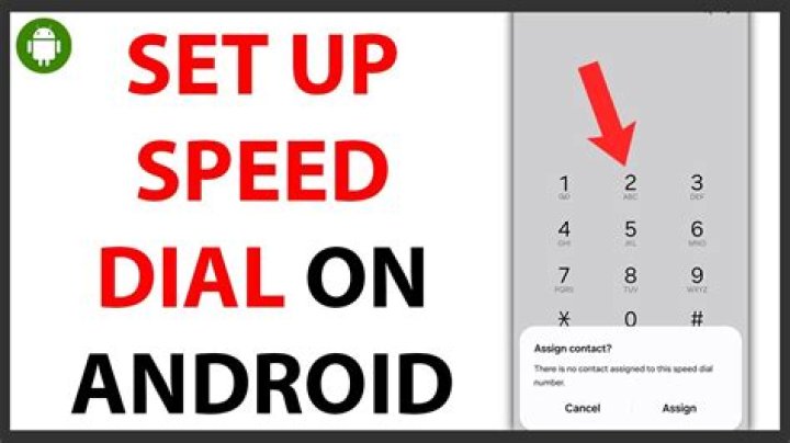 how to speed dial on android?