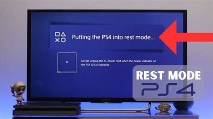 how to stop ps4 going into rest mode?