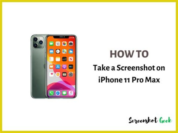 how to take a screenshot on iphone pro max?