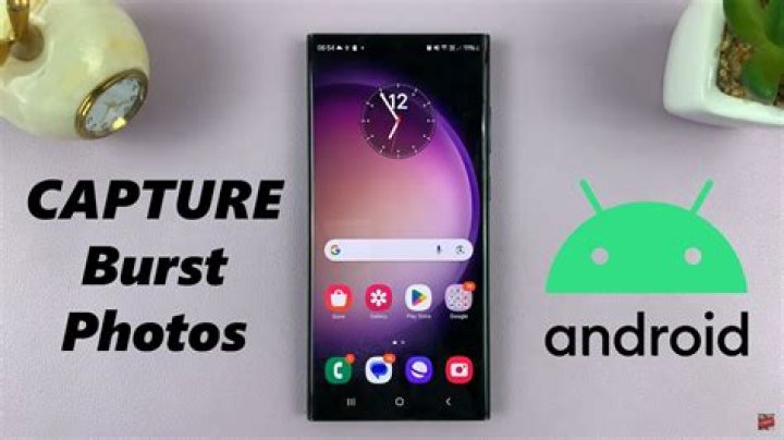 how to take burst photos on android?