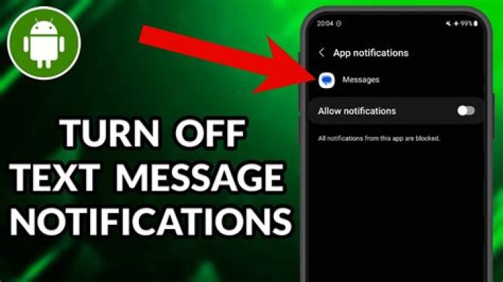 how to turn off text bubbles android?