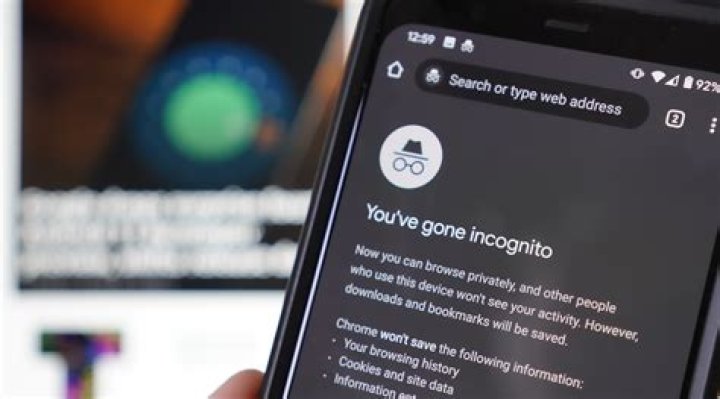 how to undo incognito mode on android?