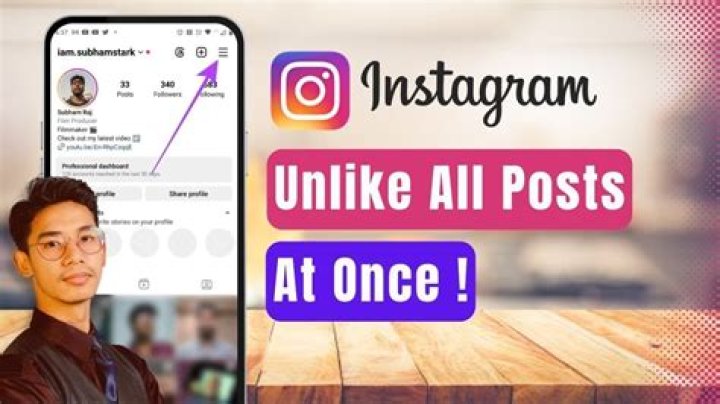 how to unlike all posts on instagram?