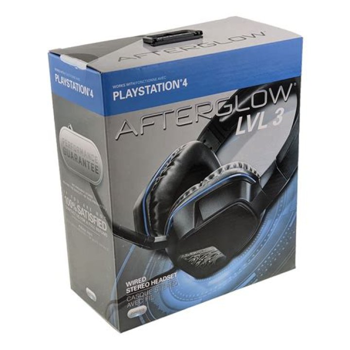 how to use afterglow headset on ps4?
