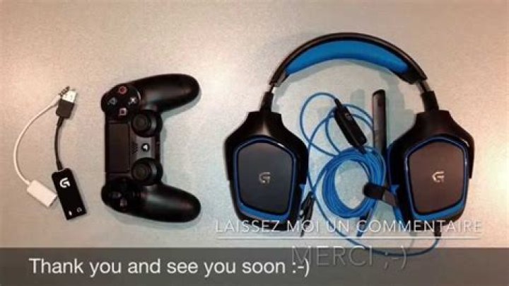 how to use logitech g430 on ps4?