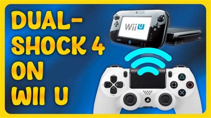 how to use ps4 controller on wii u?