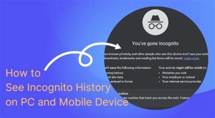 how to view incognito history on iphone?