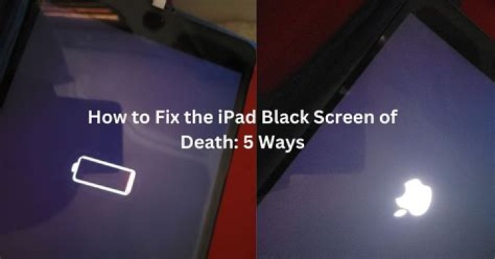ipad black screen of death?