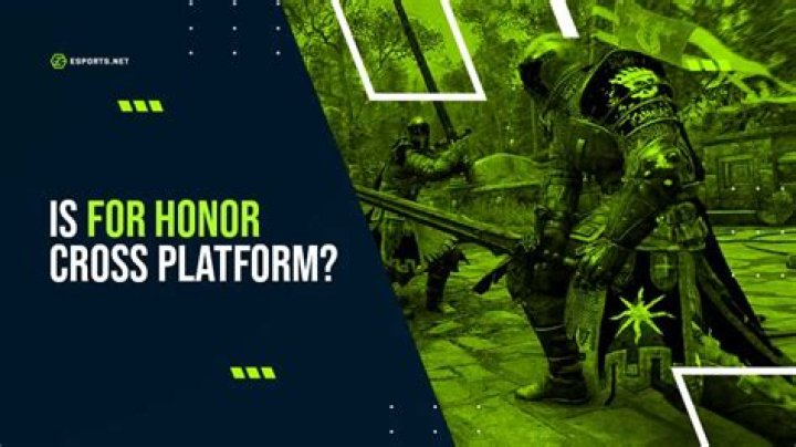 is for honor cross platform ps4 and xbox?