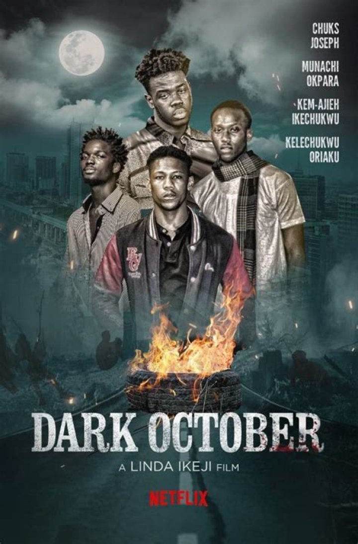 Lead actors on Dark October