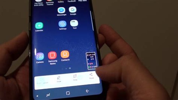 samsung galaxy s8 how to take a screenshot