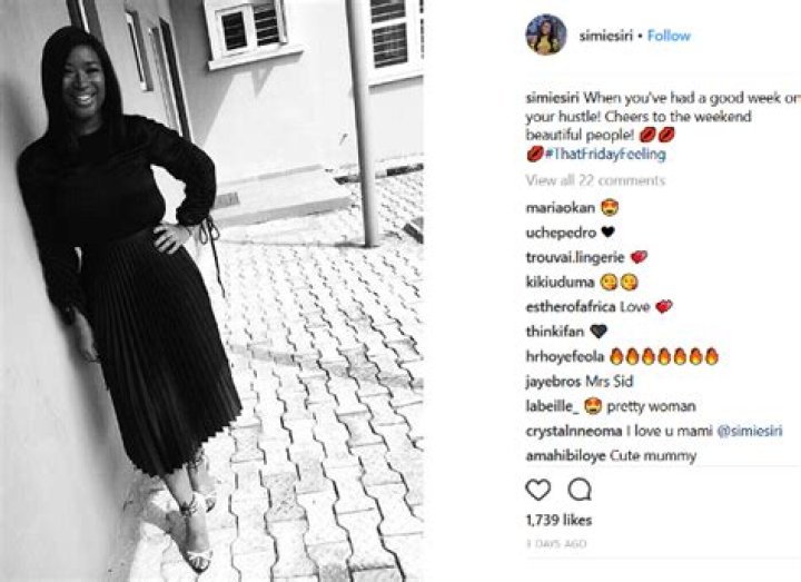 Simi Esiri reveals her dad has passed on