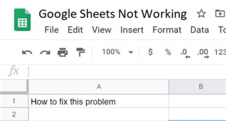 Troubleshooting Google Sheets Not Working?