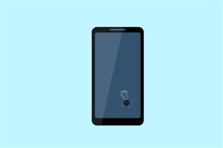 what does a black dot on your phone screen mean?