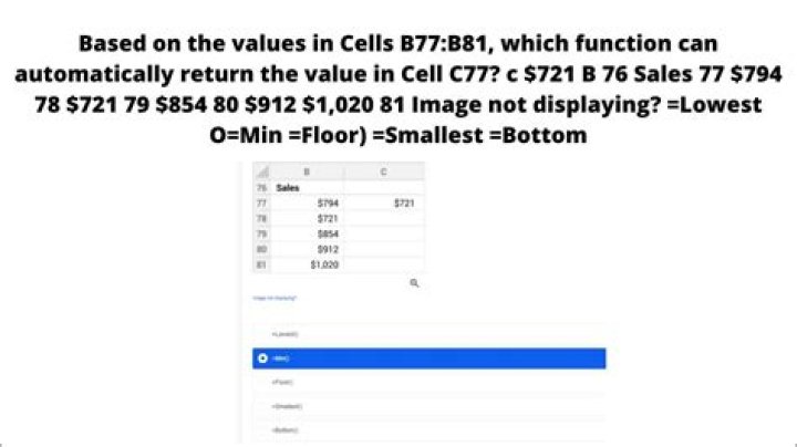 what function can automatically return the value in cell c77?