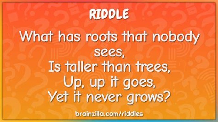 What Has Roots As Nobody Sees Riddle - Answer Explained