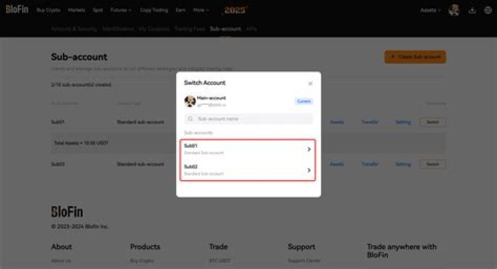 What is a sub account on ps4?